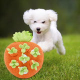 Maxbell Carrot Plush Toy Accessories Pet Supplies Crafts Interactive Toys for Puppy