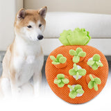 Maxbell Carrot Plush Toy Accessories Pet Supplies Crafts Interactive Toys for Puppy