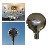 Maxbell Modern Glass Lampshade Elegant Minimalistic for Wall Sconces Pendant Light Gray