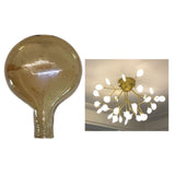 Maxbell Modern Glass Lampshade Elegant Minimalistic for Wall Sconces Pendant Light Light Brown