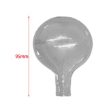 Maxbell Modern Glass Lampshade Elegant Minimalistic for Wall Sconces Pendant Light Clear