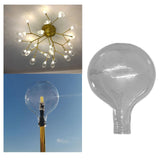 Maxbell Modern Glass Lampshade Elegant Minimalistic for Wall Sconces Pendant Light Clear