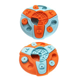 Maxbell Dog Food Puzzle Feeder IQ Training Slow Feeder Bite Resistant Puppy Feeding Blue