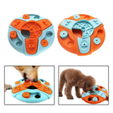 Maxbell Dog Food Puzzle Feeder IQ Training Slow Feeder Bite Resistant Puppy Feeding Blue