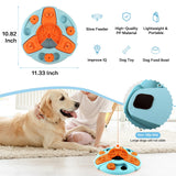 Maxbell Dog Food Puzzle Feeder IQ Training Slow Feeder Bite Resistant Puppy Feeding Blue