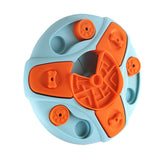 Maxbell Dog Food Puzzle Feeder IQ Training Slow Feeder Bite Resistant Puppy Feeding Blue
