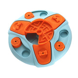 Maxbell Dog Food Puzzle Feeder IQ Training Slow Feeder Bite Resistant Puppy Feeding Blue