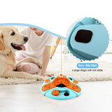 Maxbell Dog Food Puzzle Feeder IQ Training Slow Feeder Bite Resistant Puppy Feeding Blue