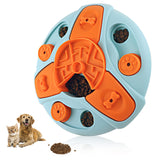 Maxbell Dog Food Puzzle Feeder IQ Training Slow Feeder Bite Resistant Puppy Feeding Blue