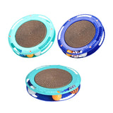 Maxbell Durable Cat Scratching Board Nonslip Bottom Scratch Pad Grinding Claw Nest blue
