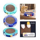 Maxbell Durable Cat Scratching Board Nonslip Bottom Scratch Pad Grinding Claw Nest blue