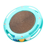 Maxbell Durable Cat Scratching Board Nonslip Bottom Scratch Pad Grinding Claw Nest blue