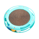 Maxbell Durable Cat Scratching Board Nonslip Bottom Scratch Pad Grinding Claw Nest blue