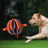 Maxbell 29cm Pet Sniff Ball Food Dispenser Bite Resistant Pet Toys Dog Puzzle Toy Orange