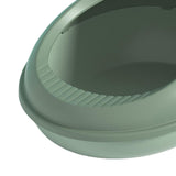 Maxbell Cat Litter Box Sandbox Detachable Design Bedpan for Adult Cats Kittens Green