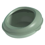 Maxbell Cat Litter Box Sandbox Detachable Design Bedpan for Adult Cats Kittens Green