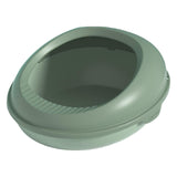 Maxbell Cat Litter Box Sandbox Detachable Design Bedpan for Adult Cats Kittens Green