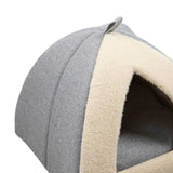 Maxbell Winter Pet Bed Nest Pet Tent with Mat Cave Bed Nonslip for Hedgehog Puppy Gray
