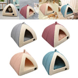 Maxbell Winter Pet Bed Nest Pet Tent with Mat Cave Bed Nonslip for Hedgehog Puppy Gray