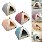 Maxbell Winter Pet Bed Nest Pet Tent with Mat Cave Bed Nonslip for Hedgehog Puppy Gray