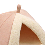 Maxbell Winter Pet Bed Nest Pet Tent with Mat Cave Bed Nonslip for Hedgehog Puppy Pink