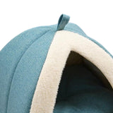 Maxbell Winter Pet Bed Nest Pet Tent with Mat Cave Bed Nonslip for Hedgehog Puppy Blue