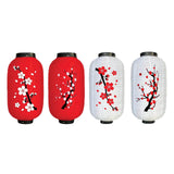 Maxbell Japanese Style Lantern Hanging for Spring Festival Restaurant Birthday RedBottom BigFlower