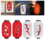 Maxbell Japanese Style Lantern Hanging for Spring Festival Restaurant Birthday RedBottom BigFlower
