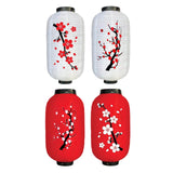 Maxbell Japanese Style Lantern Hanging for Spring Festival Restaurant Birthday RedBottom BigFlower