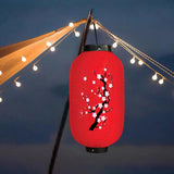 Maxbell Japanese Style Lantern Hanging for Spring Festival Restaurant Birthday RedBottomSmallFloral