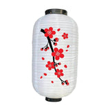 Maxbell Japanese Style Lantern Hanging for Spring Festival Restaurant Birthday White Body BigFlower