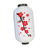 Maxbell Japanese Style Lantern Hanging for Spring Festival Restaurant Birthday White Body BigFlower