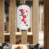 Maxbell Japanese Style Lantern Hanging for Spring Festival Restaurant Birthday White Body BigFlower