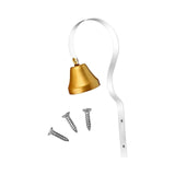 Maxbell Dog Bell Adjustable Height Durable Interactive Toy for Go Toilet Training White