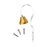 Maxbell Dog Bell Adjustable Height Durable Interactive Toy for Go Toilet Training White