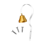 Maxbell Dog Bell Adjustable Height Durable Interactive Toy for Go Toilet Training White