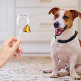 Maxbell Dog Bell Adjustable Height Durable Interactive Toy for Go Toilet Training White