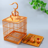 Maxbell Large Bird Cage Assembly Feeder Hanging Nest for Parrot Conures Finches