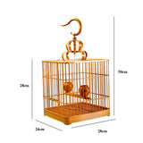 Maxbell Large Bird Cage Assembly Feeder Hanging Nest for Parrot Conures Finches