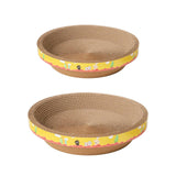 Maxbell Corrugated Scratch Pad Cat Scratcher Cardboard for Small Medium Large Cats 50cmx12cm