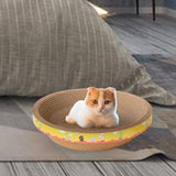 Maxbell Corrugated Scratch Pad Cat Scratcher Cardboard for Small Medium Large Cats 50cmx12cm