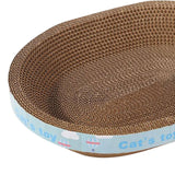 Maxbell Cat Scratcher Cardboard Lounge Bed Corrugated Scratch Pad for Scratching 40cmx30cmx9cm