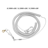 Maxbell Bird Harness Foot Chain Leash Kit Pet Durable Anti-Off for Outdoor Training 8.5MM+6M