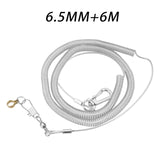 Maxbell Bird Harness Foot Chain Leash Kit Pet Durable Anti-Off for Outdoor Training 6.5MM+6M