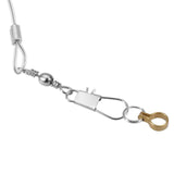 Maxbell Bird Harness Foot Chain Leash Kit Pet Durable Anti-Off for Outdoor Training 4.5MM+6M
