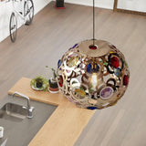 Maxbell Metal Pendant Lamp Shade Light Cover Chandelier for Hotel Cafe Decoration