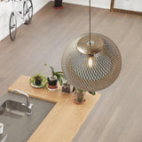 Maxbell Modern Iron Wire Lampshade Pendant Light Shade for Bar Teahouse Dining Room