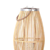 Maxbell Bamboo Hand Woven Lantern Candle Holder Wind Lamp for Wedding Indoor Decor