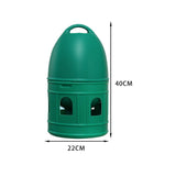Maxbell Pigeon Water Dispenser Feeder Large Capacity Bird Drinker for Parakeet Green