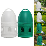 Maxbell Pigeon Water Dispenser Feeder Large Capacity Bird Drinker for Parakeet Green